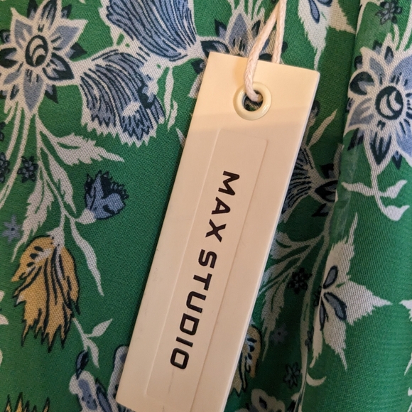 🆕 Max Studio, floral print tunic top, NEW with tags, 1X. FINAL PRICE DROP 💧💧 - Picture 5 of 10